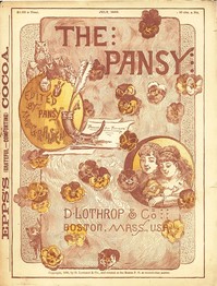Cover of The Pansy Magazine, July 1886