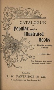 Cover of S. W. Partridge & Co. Catalogue of Popular Illustrated Books, 1904