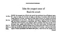 Cover of Chronicles of England, Scotland and Ireland (2 of 6): England (07 of 12) Iohn the Yongest Sonne of Henrie the Second