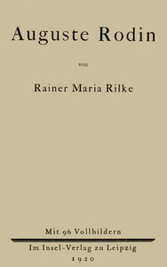 Cover of Auguste Rodin Mit 96 Vollbildern