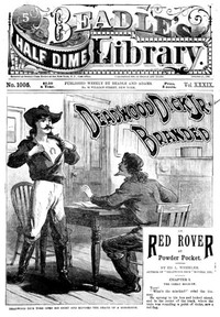 Cover of Deadwood Dick Jr. Branded; or, Red Rover at Powder Pocket.