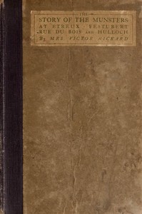 Cover of The Story of the Munsters at Etreux, Festubert, Rue du Bois and Hulloch