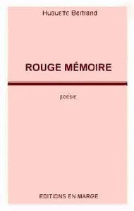 Cover of Rouge mémoire: Poésie