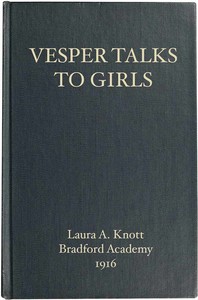 Cover of Vesper Talks to Girls