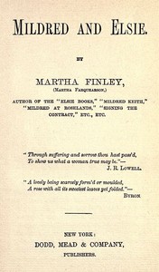 Cover of Mildred and Elsie