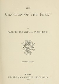 Cover of The Chaplain of the Fleet