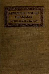 Cover of An Advanced English Grammar with Exercises