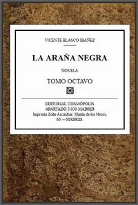 Cover of La araña negra, t. 8/9