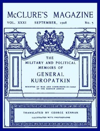 Cover of McClure's Magazine, Vol. XXXI, September 1908, No. 5