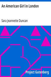 Cover of An American Girl in London
