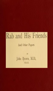 Cover of Horae subsecivae. Rab and His Friends, and Other Papers
