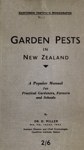 Cover of Garden Pests in New Zealand A Popular Manual for Practical Gardeners, Farmers and Schools