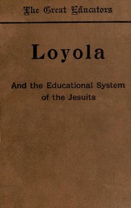 Cover of Loyola and the Educational System of the Jesuits