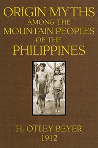 Cover of Origin Myths among the Mountain Peoples of the Philippines