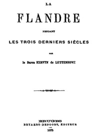 Cover of La Flandre pendant des trois derniers siècles