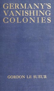 Cover of Germany's Vanishing Colonies
