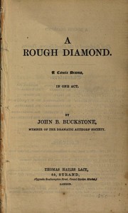 Cover of A Rough Diamond: A Comic Drama in One Act