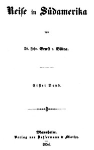 Cover of Reise in Südamerika. Erster Band.