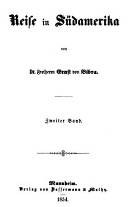Cover of Reise in Südamerika. Zweiter Band.