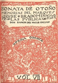 Cover of Sonata de otoño; Sonata de invierno: memorias del Marqués de Bradomín