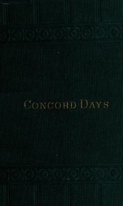 Cover of Concord Days