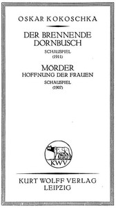 Cover of Der brennende Dornbusch; Mörder: Hoffnung der Frauen