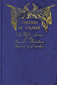 Cover of Friends of France : $b The Field Service of the American Ambulance described by its members