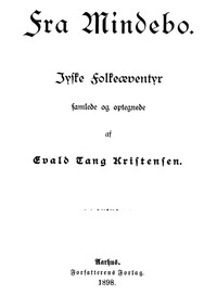 Cover of Fra Mindebo: Jyske Folkeæventyr
