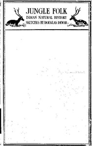 Cover of Jungle Folk: Indian Natural History Sketches
