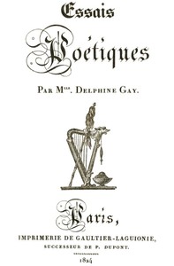 Cover of Essais poétiques