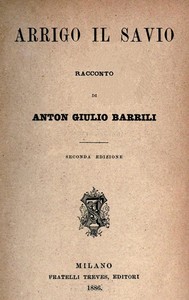 Cover of Arrigo il savio