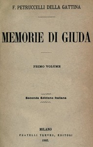 Cover of Memorie di Giuda, vol. I