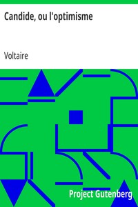 Cover of Candide, ou l'optimisme