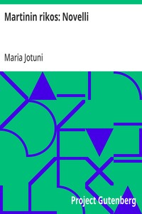 Cover of Martinin rikos: Novelli