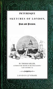 Cover of Picturesque Sketches of London, Past and Present