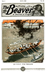 Cover of The Beaver, Vol. 1, No. 10, July, 1921