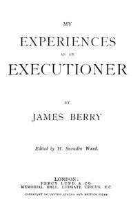 Cover of My Experiences as an Executioner