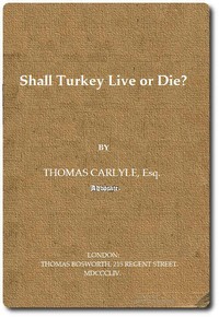 Cover of Shall Turkey Live or Die?