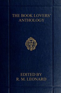 Cover of The Book-Lovers' Anthology