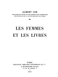Cover of Les femmes et les livres