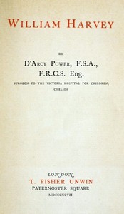 Cover of William Harvey