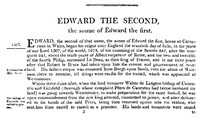 Cover of Chronicles of England, Scotland and Ireland (2 of 6): England (10 of 12) Edward the Second, the Sonne of Edward the First