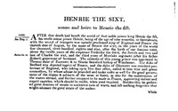 Cover of Chronicles of England, Scotland and Ireland (3 of 6): England (3 of 9) Henrie the Sixt, Sonne and Heire to Henrie the Fift