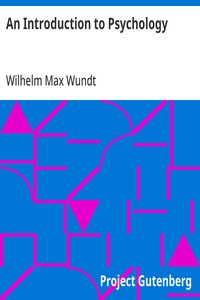 Cover of An Introduction to Psychology Translated from the Second German Edition