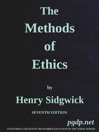 Cover of The Methods of Ethics