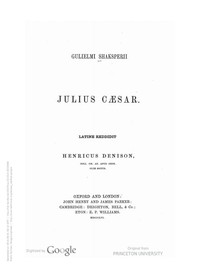 Cover of Julius Cæsar