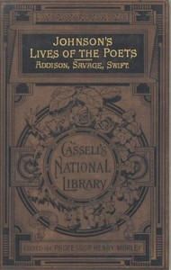 Cover of Johnson's Lives of the Poets — Volume 1