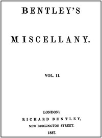 Cover of Bentley's Miscellany, Volume II