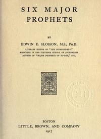 Cover of Six Major Prophets
