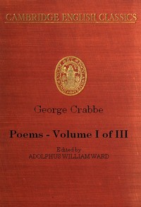 Cover of George Crabbe: Poems, Volume 1 (of 3)